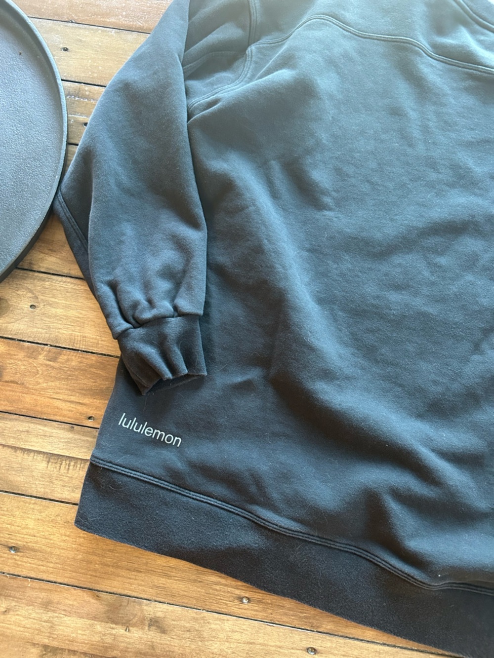 Lululemon Perfectly Oversized Crewneck Sweatshirt Black 8